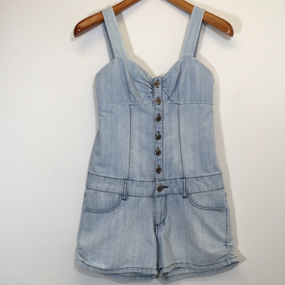 Decoded Sm Jean Denim Sweetheart Top Shorts Jumper